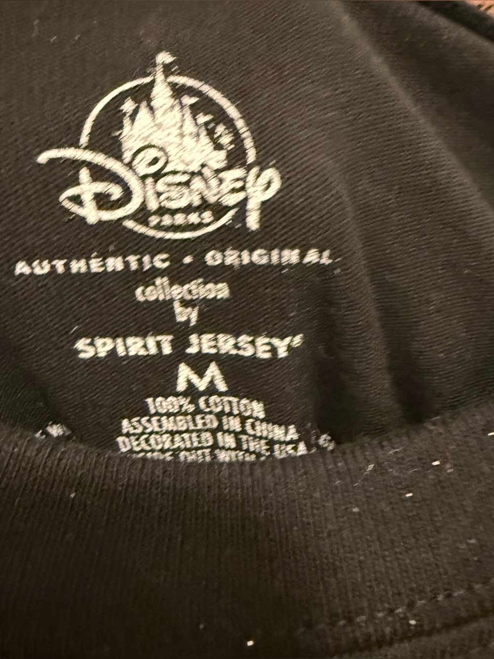 Disneyland Resort NWT Spirit Jersey Black Glitter Candy Corn Size Medium - Picture 6 of 6